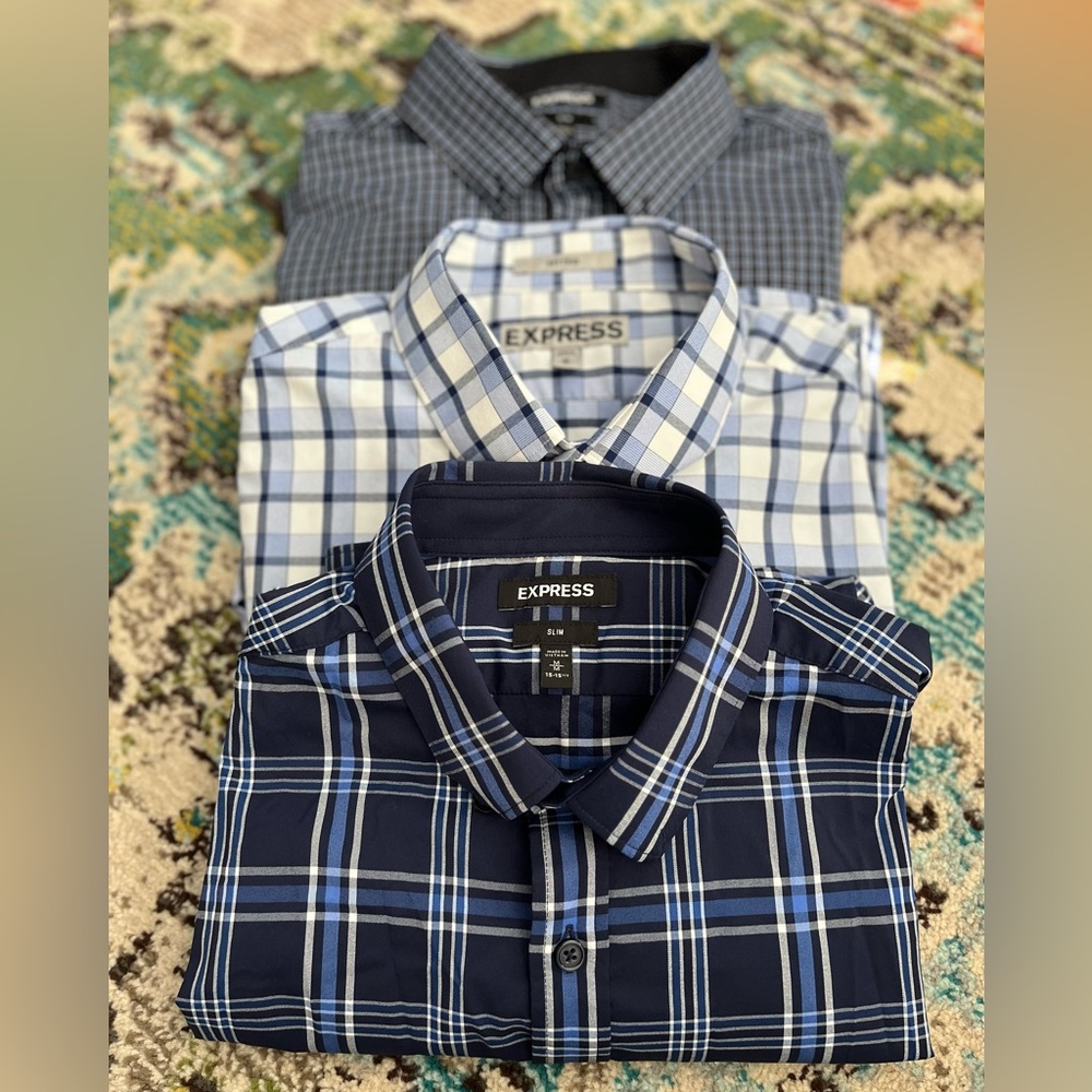 Men’s Express Button Downs - Size Medium